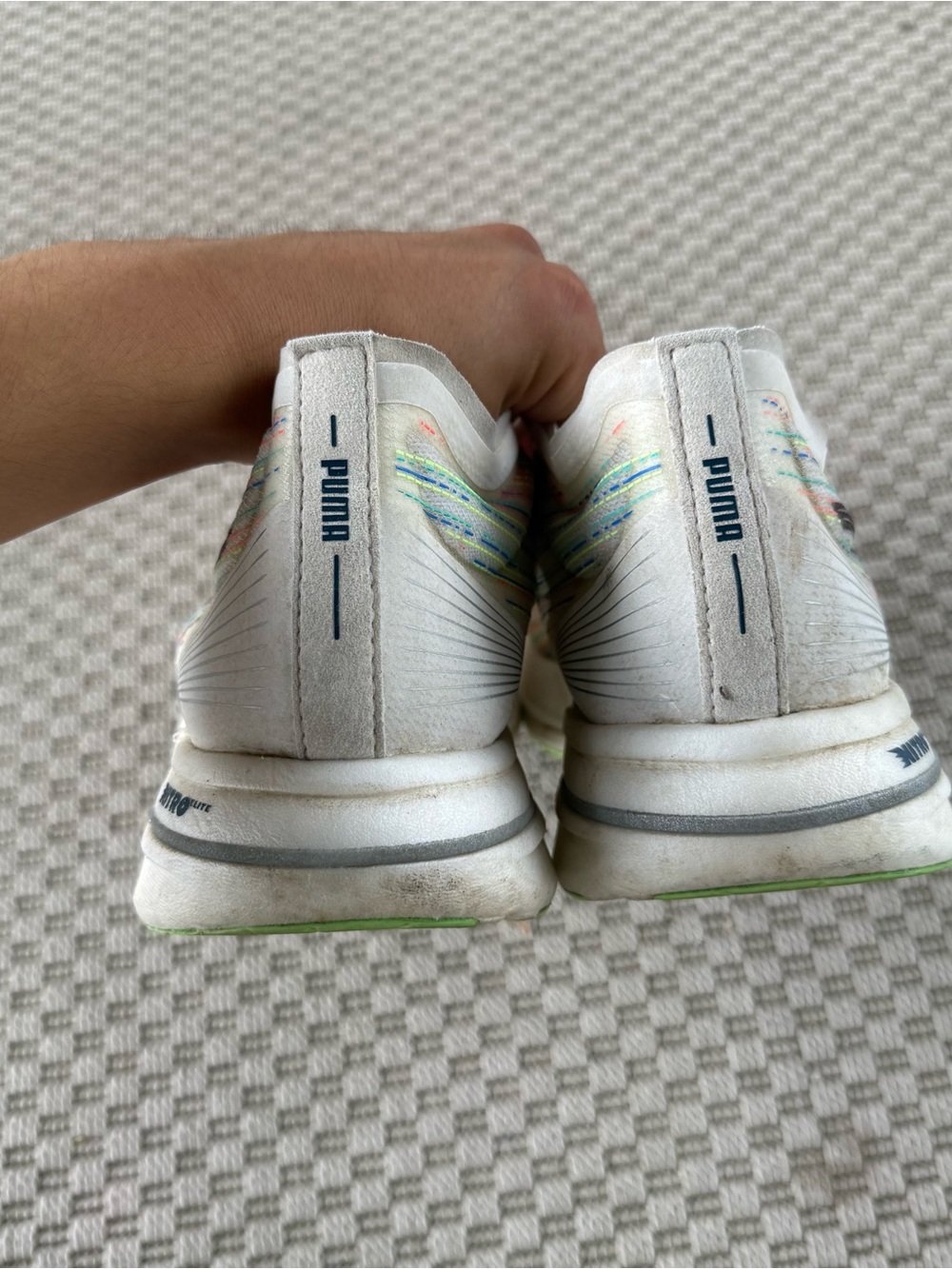 Puma deviate nitro spectra running sneakers mens US 11 - Picture 3 of 6